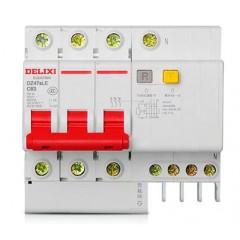 德力西小型漏電斷路器DZ47sLE 3P+N、63A C型