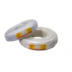 德力西家裝電線電纜 2.5平方2芯護(hù)套線bvvb 50米