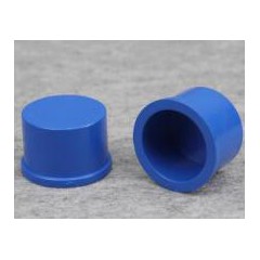 聯(lián)塑  藍(lán)色 管帽 PVC管帽