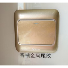 香檳金鳳尾紋 一位單開