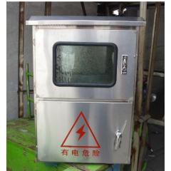 大玻璃雙門戶外箱