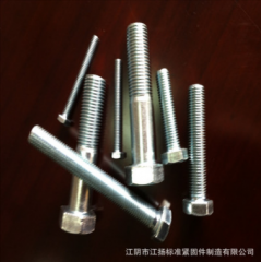 廠家直銷標準件 緊固件 螺絲 江揚品牌 4.8級 鍍鋅螺栓 批發(fā)
