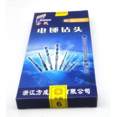 方成牌加長穿墻電錘鉆頭混凝土鉆頭兩槽圓柄 四坑方柄沖擊