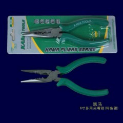 凱馬五金工具 專業(yè)日式圓腮尖嘴鉗6寸 日式多用尖嘴鉗K-603 尖頭