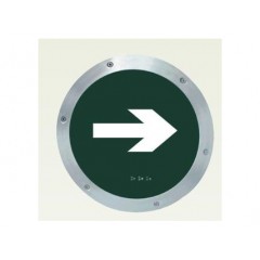 敏華地上疏散指示牌