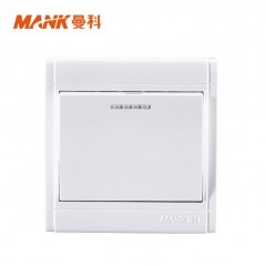 明裝開關(guān) 曼科開關(guān)插座90型單控開關(guān)超大明裝走線開關(guān)面板墻壁