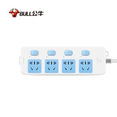 公牛插座獨(dú)立開關(guān)正品家用電源插排