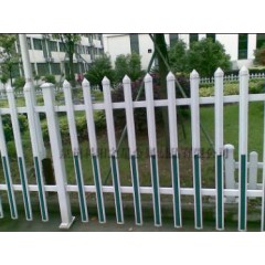 園林公園pvc塑鋼草坪護(hù)欄