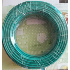 中國(guó)人民電線塑銅線BV10平方家裝電線單芯線綠色