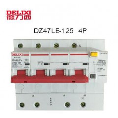 德力西 三相四線漏電保護(hù)器DZ47LE 4P