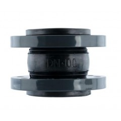 upvc法蘭式橡膠軟接頭避震喉膨脹節(jié)加厚水泵空調(diào)橡膠