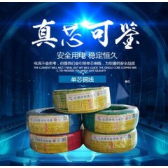 蘭州眾邦電線電纜 國標家用裝修電線 硬線銅芯線 BV 10平方 100米