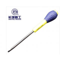 長城精工 3寸-12寸雙色塑柄魚雷型一字旋具