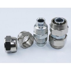 直通l三通氣管接頭快速接頭氣動配件鐵快擰接頭